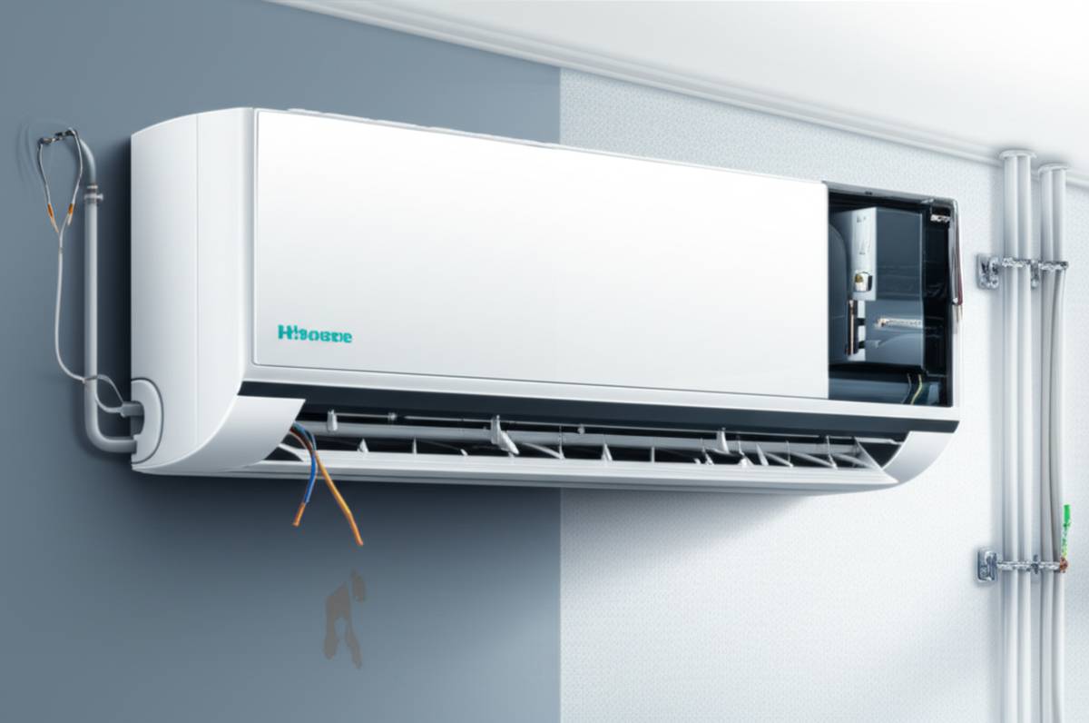 چگونه مشکلات نصب کولر گازی هایسنس را رفع کنیم؟