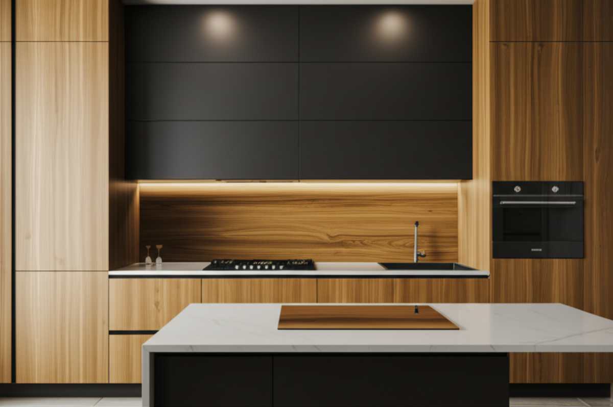 چوب ترمو در آشپزخانه های مدرن اروپایی؛ راز عمر طولانی