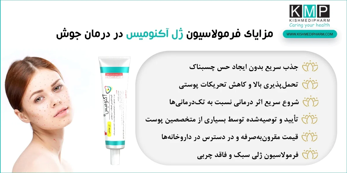 7 مزیت شگفت‌انگیز ژل آکنومیس که پزشکان می‌گویند